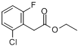 2-氯-6-氟苯乙酸乙酯分子式结构图