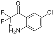 2'-氨基-5'-氯-2,2,2-三氟苯乙酮分子式结构图