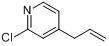 2-氯-4-烯丙基吡啶分子式结构图