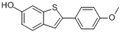 2-(4-甲氧基苯基)苯并噻吩-6-醇分子式结构图