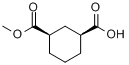 (1R,3S)-环己烷二羧酸单甲酯分子式结构图