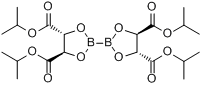 双(二异丙基-L-酒石酸二乙酯)二硼酸酯分子式结构图