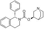 索非那新;1-氮杂双环[2.2.2]辛烷-8-基-(1S)-1-苯基-3,4-二氢-1H-异喹啉-2-甲酸酯分子式结构图