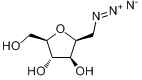 2,5-脱水-1-叠氮-1-脱氧-D-葡萄糖醇分子式结构图