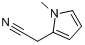 (1-甲基-2-吡咯基)乙腈;1-甲基-1H-吡咯-2-乙腈分子式结构图
