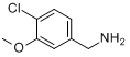 4-氯-3-甲氧基苄胺分子式结构图