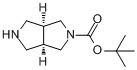 cis-2-Boc-六氢吡咯并[3,4-c]吡咯;cis-六氢吡咯并[3,4-c]吡咯-2-羧酸叔丁酯分子式结构图