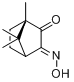 (1S,E)-(-)-樟脑醌3-肟分子式结构图