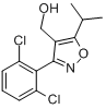 [3-(2,6-二氯苯基)-5-异丙基异恶唑-4-基]甲醇分子式结构图