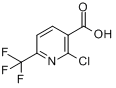 2-氯-6-三氟甲基烟酸分子式结构图