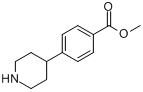 4-(哌啶-4-基)苯甲酸甲酯分子式结构图