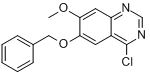 4-氯-6-苄氧基-7-甲氧基喹唑啉分子式结构图