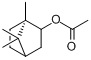 (1R-外型)-1,7,7-三甲基二环[2.2.1]庚-2-醇乙酸酯分子式结构图