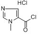 1-甲基咪唑-5-甲酰氯盐酸盐分子式结构图