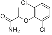 2-(2,6-二氯苯氧基)丙酰胺分子式结构图