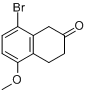 5-甲氧基-8-溴-3,4-二氢-1H-2-萘酮分子式结构图