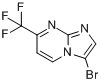 3-溴-7-(三氟甲基)咪唑并[1,2-a]嘧啶分子式结构图