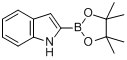 吲哚-2-硼酸频哪醇酯分子式结构图