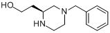 (S)-4-苯甲基-2-哌嗪乙醇分子式结构图