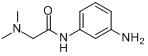 N-(3-氨基苯基)-2-(二甲氨基)乙酰胺分子式结构图