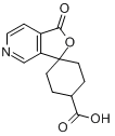 1'-氧代-螺[环己基-1,3'(1'H)-呋喃并[3,4-c]吡啶]-4-羧酸分子式结构图