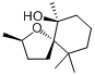 (2R,5S,6S)-内型-2,6,10,10-四甲基-1-氧杂螺[4.5]-6-癸醇分子式结构图