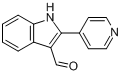 2-吡啶-4-基-1H-吲哚-3-甲醛分子式结构图