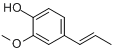 (E)-2-甲氧基-4-(1-丙烯基苯酚)分子式结构图