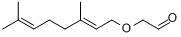 (E)-[3,7-二甲基-2,6-亚辛基)氧代]乙醛分子式结构图