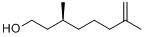 (S)-3,7-二甲基-7-辛烯-1-醇;3,7-二甲基-7-辛烯醇分子式结构图