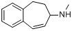 (+)-6,7-二氢-N-甲基-5H-苯并环庚烯-7-胺分子式结构图