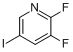 5-碘-2,3-二氟吡啶分子式结构图