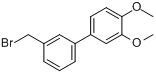 3'-溴甲基-3,4-二甲氧基联苯分子式结构图