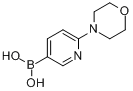 6-(4-吗啉基)-3-吡啶硼酸分子式结构图