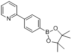 4-(2-吡啶基)苯硼酸频哪醇酯分子式结构图