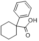 1-苯基-1-环己羧酸分子式结构图