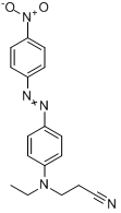 3-[乙基[4-[(4-硝基苯基)偶氮]苯基]氨基]丙腈分子式结构图