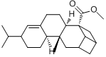 1,2,3,4,4A,4B,5,6,7,9,10,10A-十二氢-1,4A-二甲基-7-(1-甲乙基)-1,2,3-1-菲甲酸-(1R-(1α,4Aβ,4分子式结构图