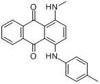 1-甲氨基-4-对甲苯氨基蒽醌分子式结构图