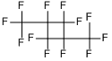 1,1,2,3,3,4-六氟-2,4-二(三氟甲基)环丁烷分子式结构图