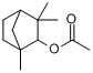 1,3,3-三甲基-二环[2.2.1]庚-2-醇乙酸酯分子式结构图