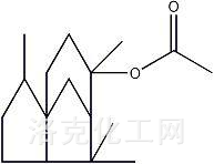 [3R-(3α,3Aβ,7β,8Aα)]-2,3,4,7,8,8A-六氢-3,8,8-三甲基1H-3A,7-亚甲基奥-6-甲醇乙酸分子式结构图