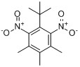 1-(1,1-二甲基乙基)-3,4,5-三甲氧基-2,6-二硝基苯分子式结构图