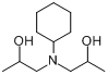 1,1'-(环己基亚氨基)双-2-丙醇分子式结构图