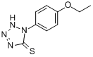 1-(4-乙氧基苯基)-1,2-二氢-5H-四唑-5-硫酮分子式结构图