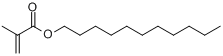 2-甲基-2-丙烯酸十一烷基酯;甲基丙烯酸十一烷基酯分子式结构图