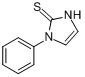 1-苯基-2,3-二氢咪唑-2-硫酮分子式结构图