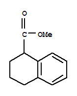 1,2,3,4,-四氢-1-萘甲酸甲酯分子式结构图