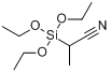 2-三乙氧基硅烷基丙腈分子式结构图
