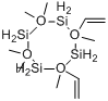 2,4-二乙烯基-2,4,6,6,8,8-六甲基环四硅氧烷分子式结构图